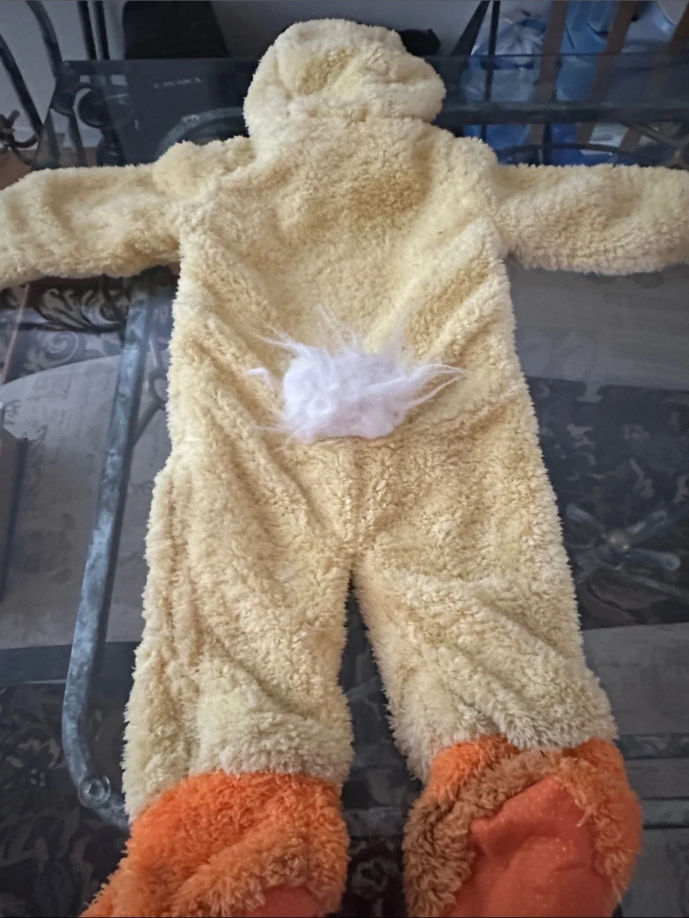 Plush Yellow & Orange Chick Costume